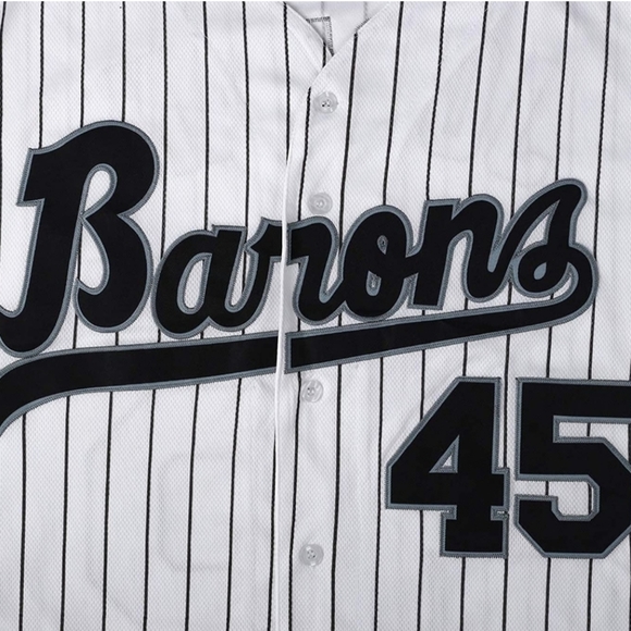 NEW Michael Jordan Barons Jersey Pinstripe Mens - Picture 3 of 7